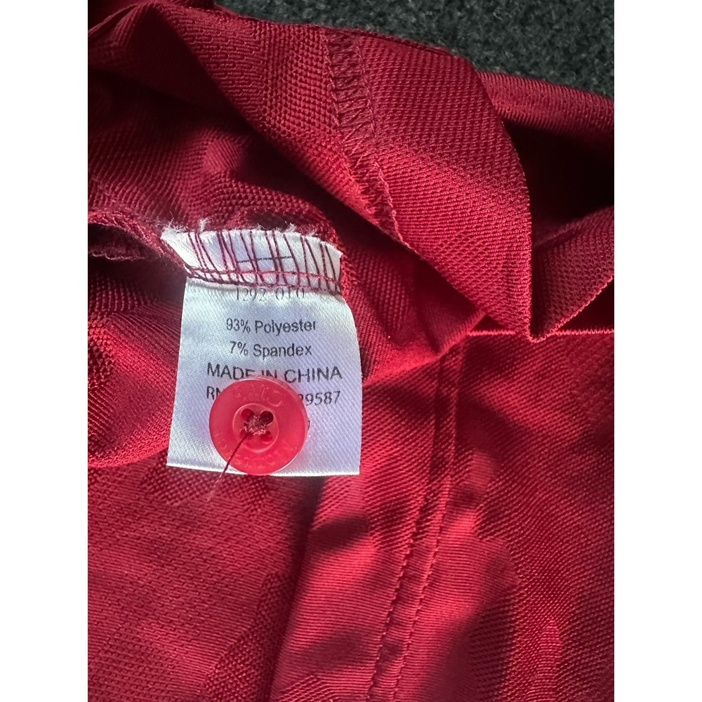 Monterey Club Moisture Wicking Dry Swing+WAIKOLOA Golf Mens Red Polo shirt XXL - Picture 7 of 7